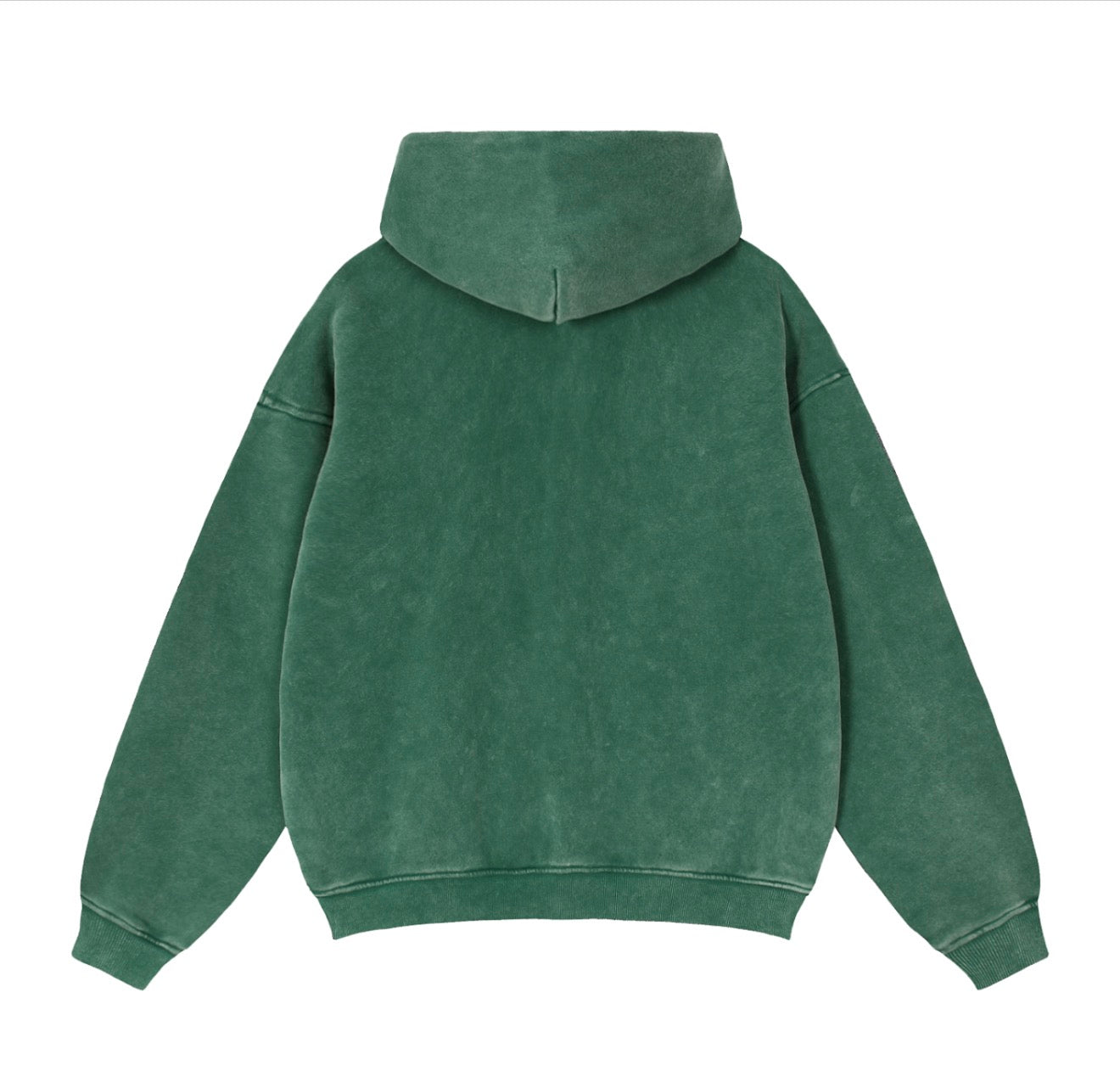 Zip-Through Boxy Fleece Hoodie